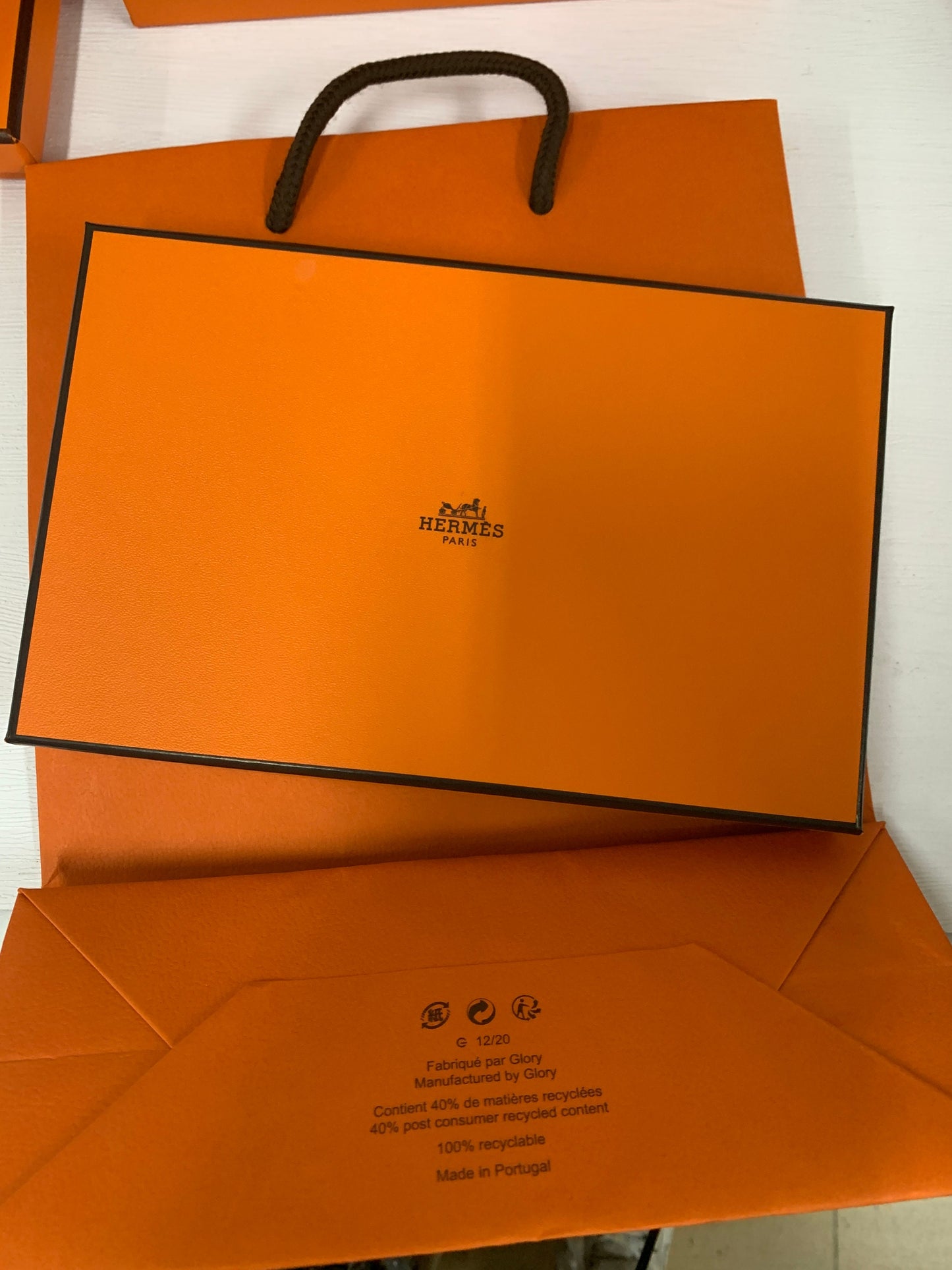 Hermes 橙色盒子,收納首飾飾品盒,禮品盒創意,收藏盒紙盒,錢包項鍊手鍊盒