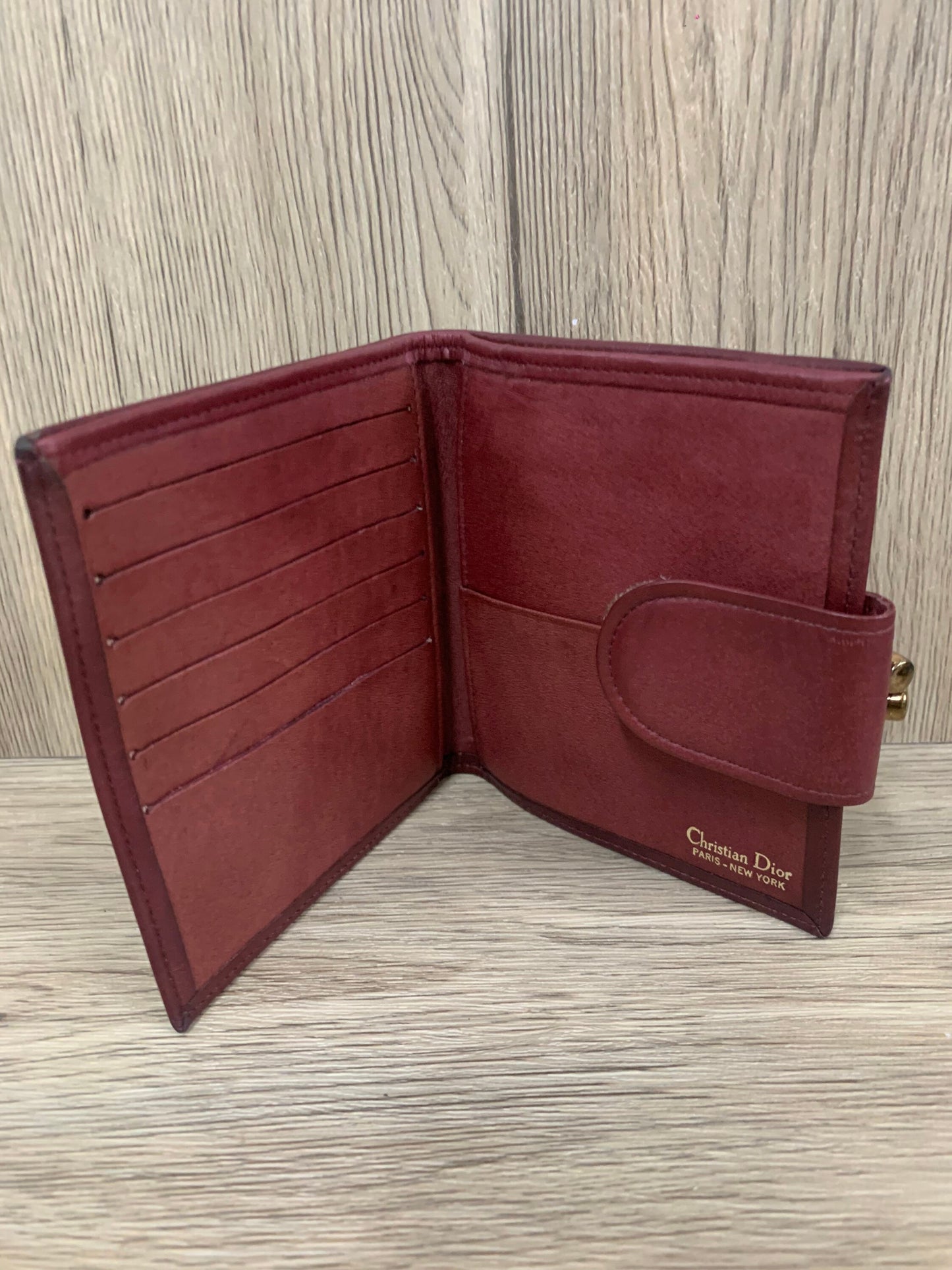 Vintage Christian Dior 紅色錢包 W10 x 11.5H x 21cm(22 年 6 月 13 日 - BBW 51)