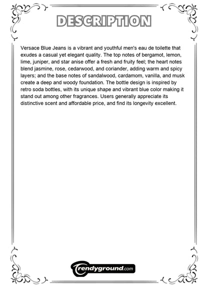 M54 - Men 男士 範思哲藍色牛仔香水 Versace Blue Jeans Travel Spray 2ml, 5ml, 10ml 體驗裝