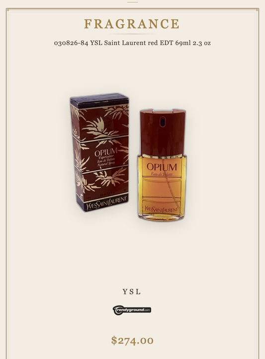 030826-84 YSL Saint Laurent red EDT 69ml 2.3 oz