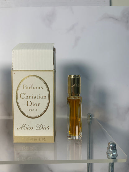 Rare Christian Dior Miss Dior 7.5ml 14m Parfum Perfume - DIOR-B