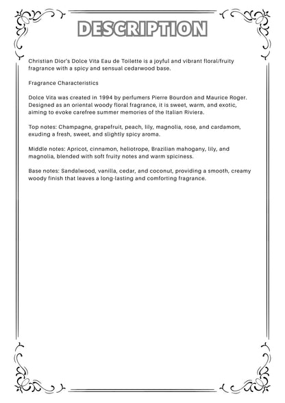 W63 - Christian Dior Dolce vita Travel Spray 2ml, 5ml, 10ml  迪奧快樂之源淡香水 分裝瓶