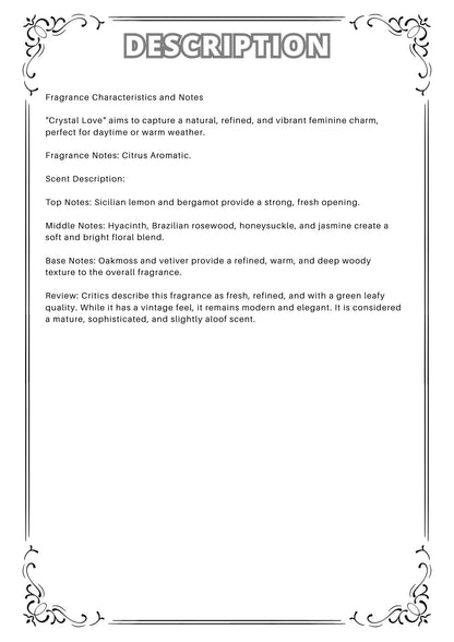 W65 - Chanel Cristalle EDT Travel Spray 2ml, 5ml, 10ml  香奈兒水晶戀淡香水 分裝瓶