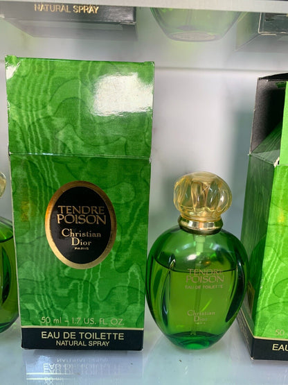 Rare Christian Dior Tendre Poison 30ml 50ml Eau de Toilette EDP - 110823-B