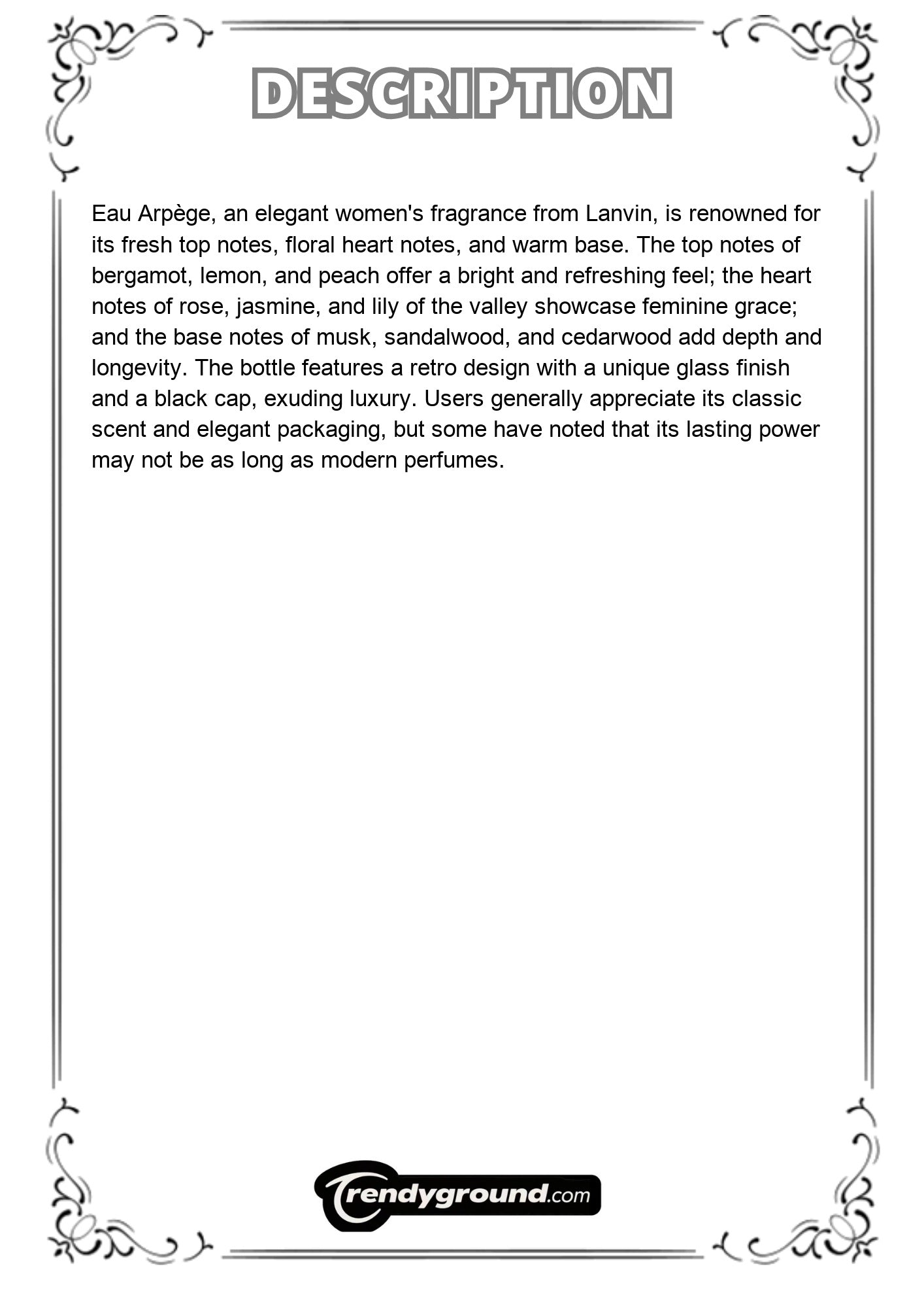 M21 - Men 男士 阿爾佩吉香水 Lanvin Eau Arpège Travel Spray 2ml, 5ml, 10ml 體驗裝