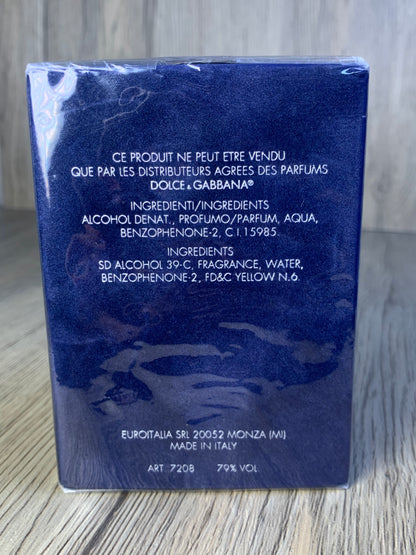 Sealed D & G Dolce Gabbana 75ml 2.5 oz EDT eau de toilette - TRE 080425