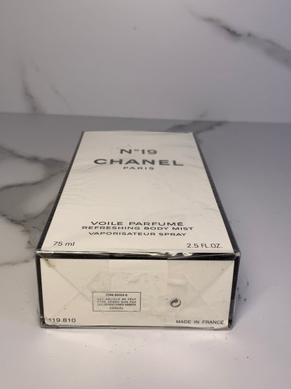Sealed Chanel No. 19 75ml 2,5 oz  Voile Parfum Body Mist Perfume  - 230425