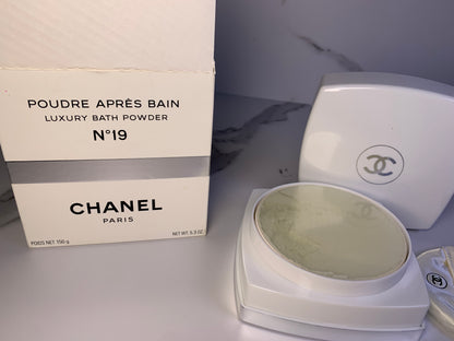Sealed Chanel No. 19  Poudre Apres bain Bath Powder 150g 5.3 oz  - 230425