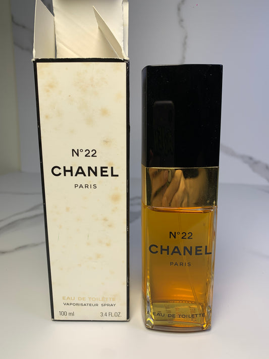 Chanel No.22 100ml 3.4 oz  Eau de toilette EDT Perfume  - 230425
