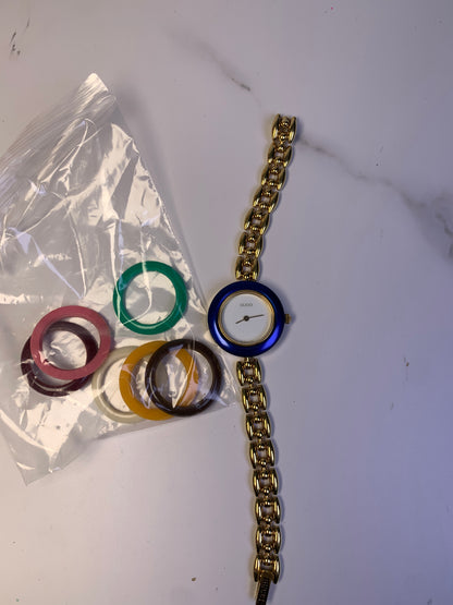 Gucci gold tone watch bezel 7 color  - 130525