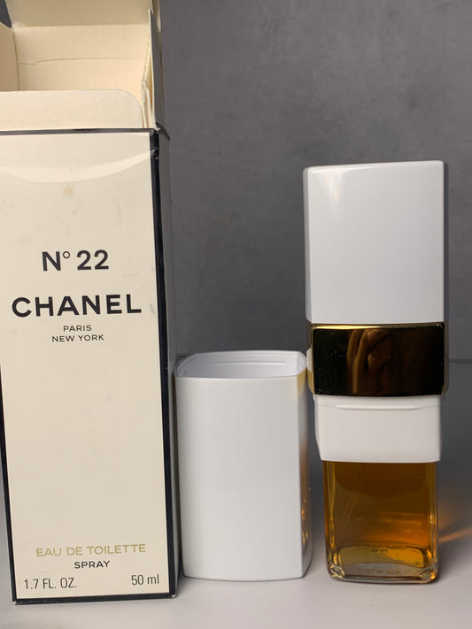 Chanel No. 22  50ml 1.7 oz edt  eau de toilette  - 130525