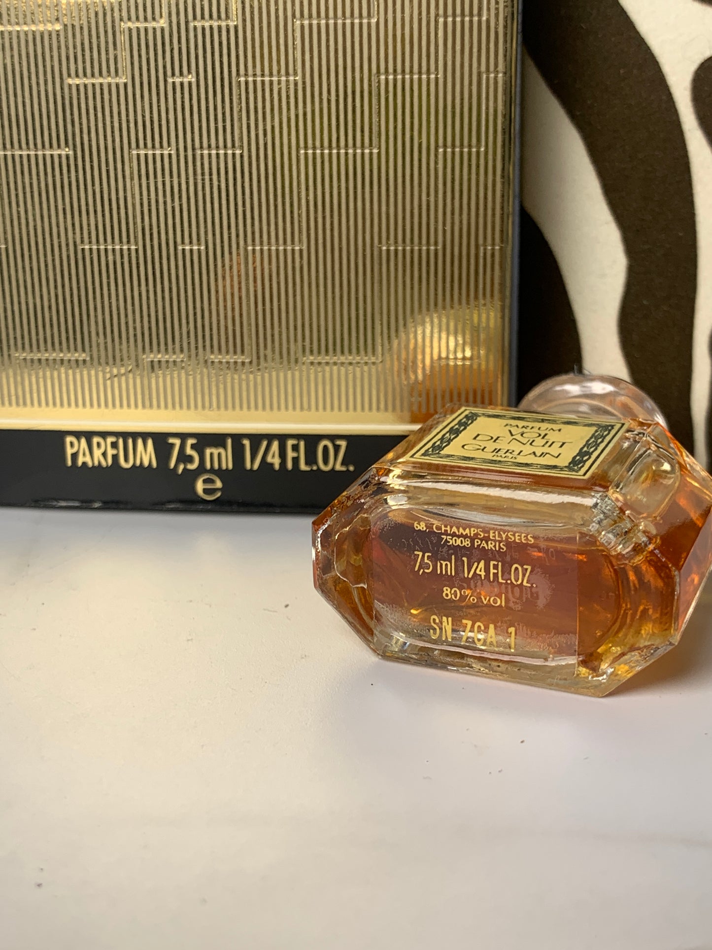 Sealed Guerlain vol de nuit 7.5ml 1/4 oz  parfum perfume  - 130525
