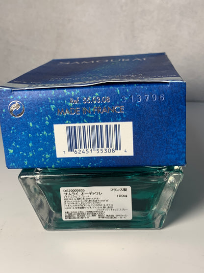 Samourai Alain delon 100ml 3.4 oz eau de toilette EDT   perfume  - 130525