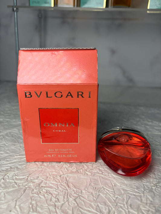 BVLGARI OMNIA coral  eau de toilette EDT 15ml 1/2 oz -  070125-15