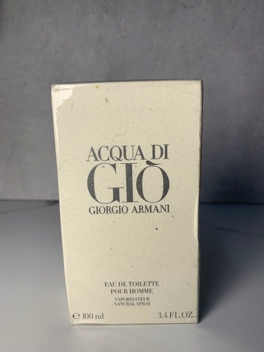 Sealed Acqua di gio Giorgio Armani  100 ml 3.4 oz  eau de toilette EDT   - 230525