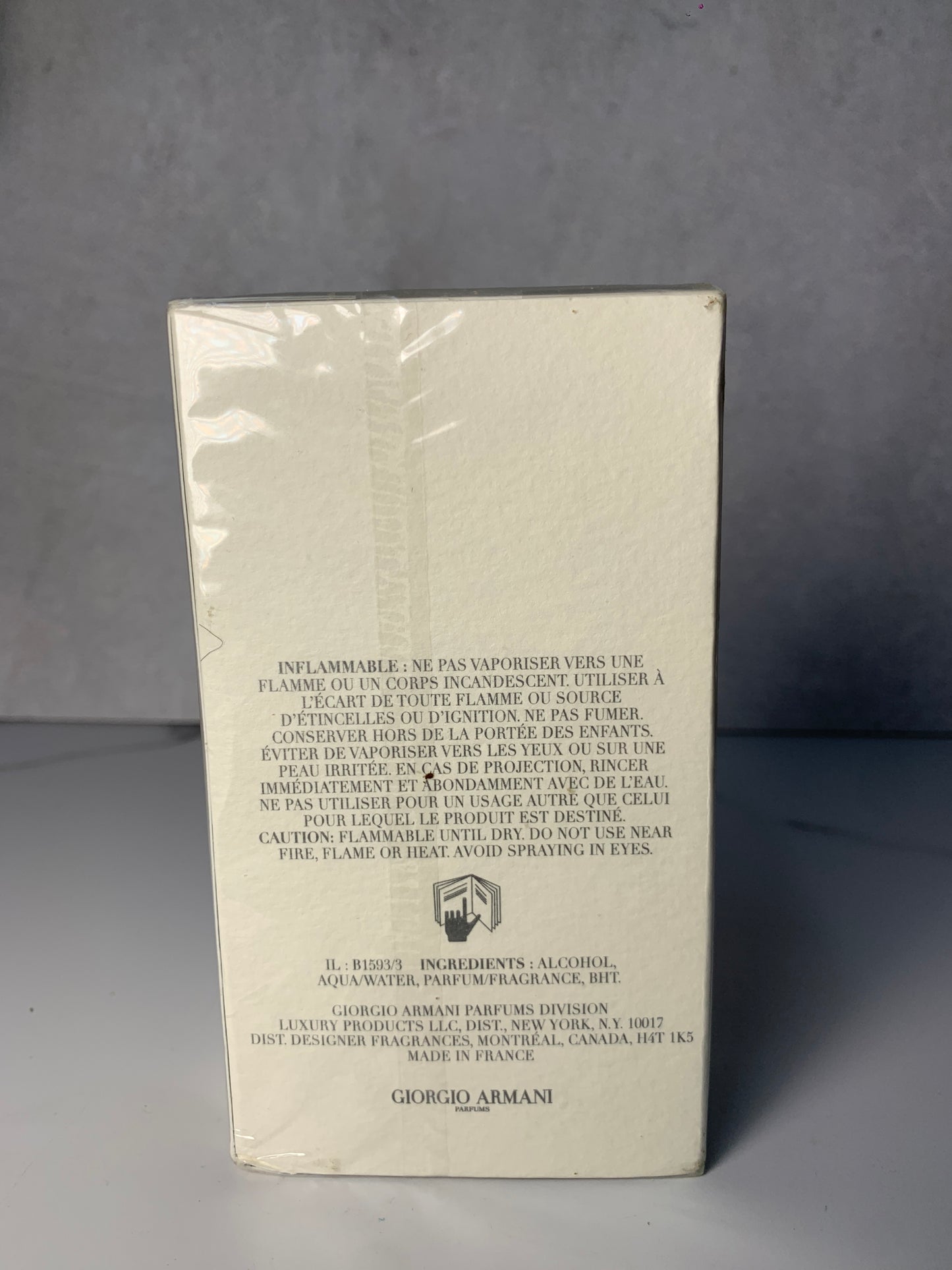 Sealed Acqua di gio Giorgio Armani  100 ml 3.4 oz  eau de toilette EDT   - 230525