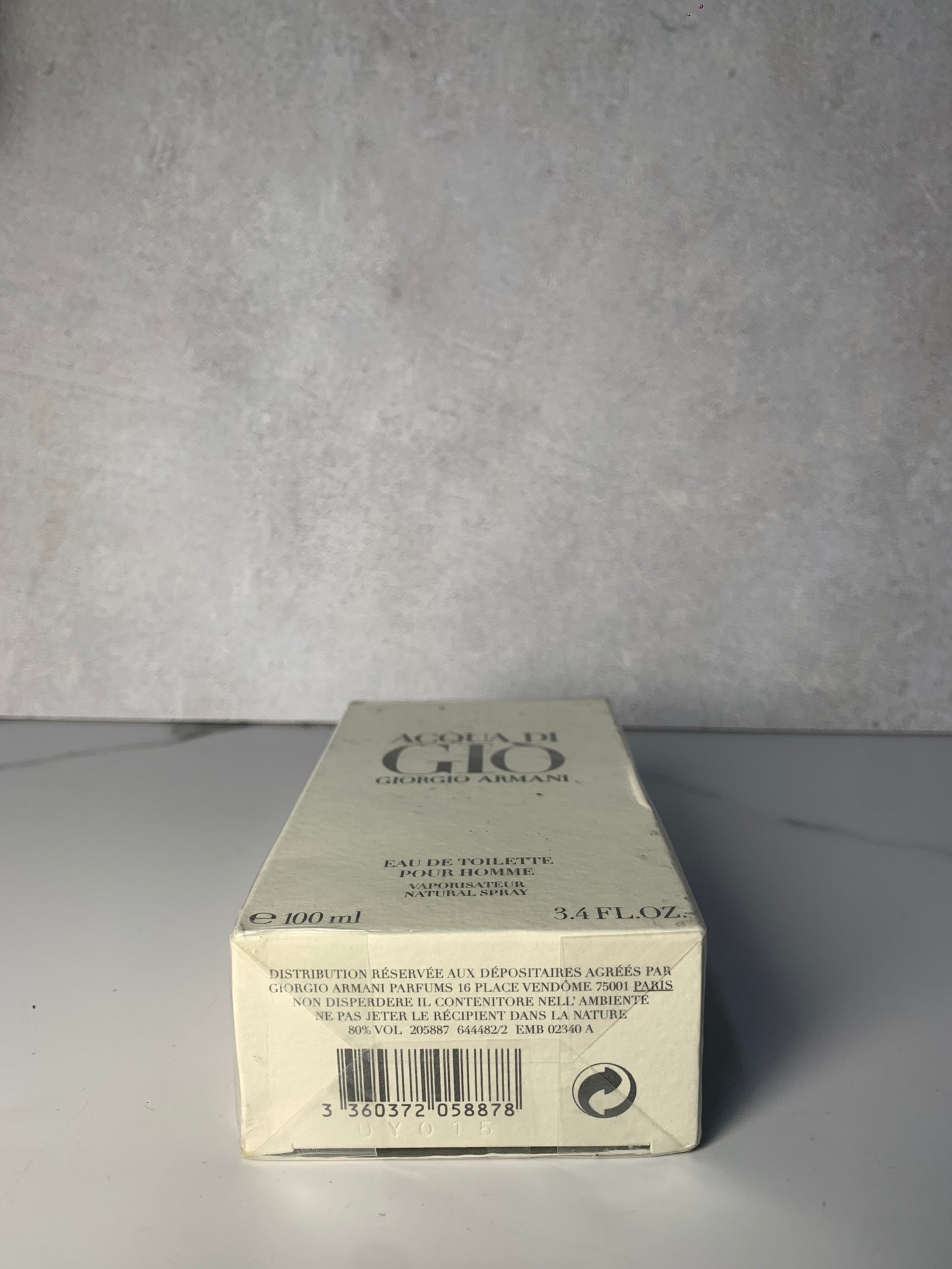 Sealed Acqua di gio Giorgio Armani  100 ml 3.4 oz  eau de toilette EDT   - 230525