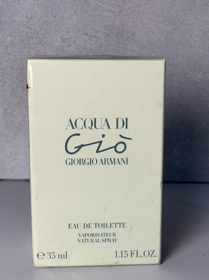 Sealed Acqua di gio Giorgio Armani  35ml 1.15 oz  eau de toilette EDT   - 230525