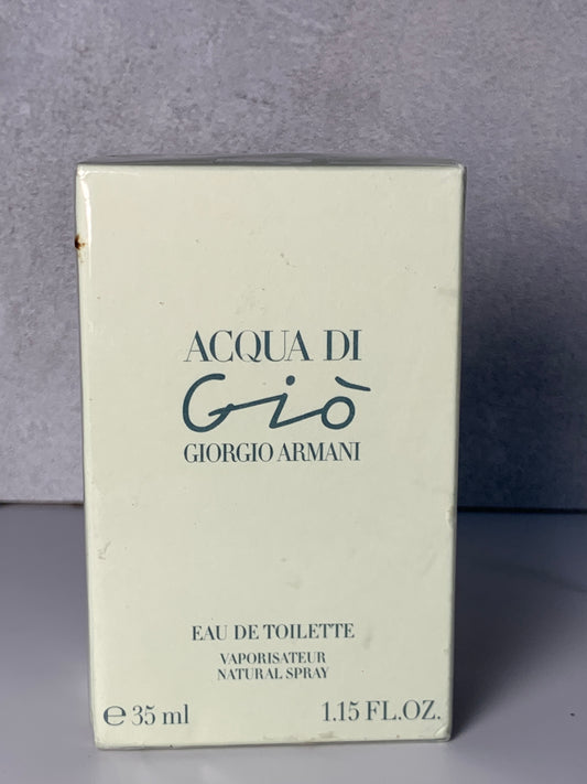 Sealed Acqua di gio Giorgio Armani  35ml 1.15 oz  eau de toilette EDT   - 230525