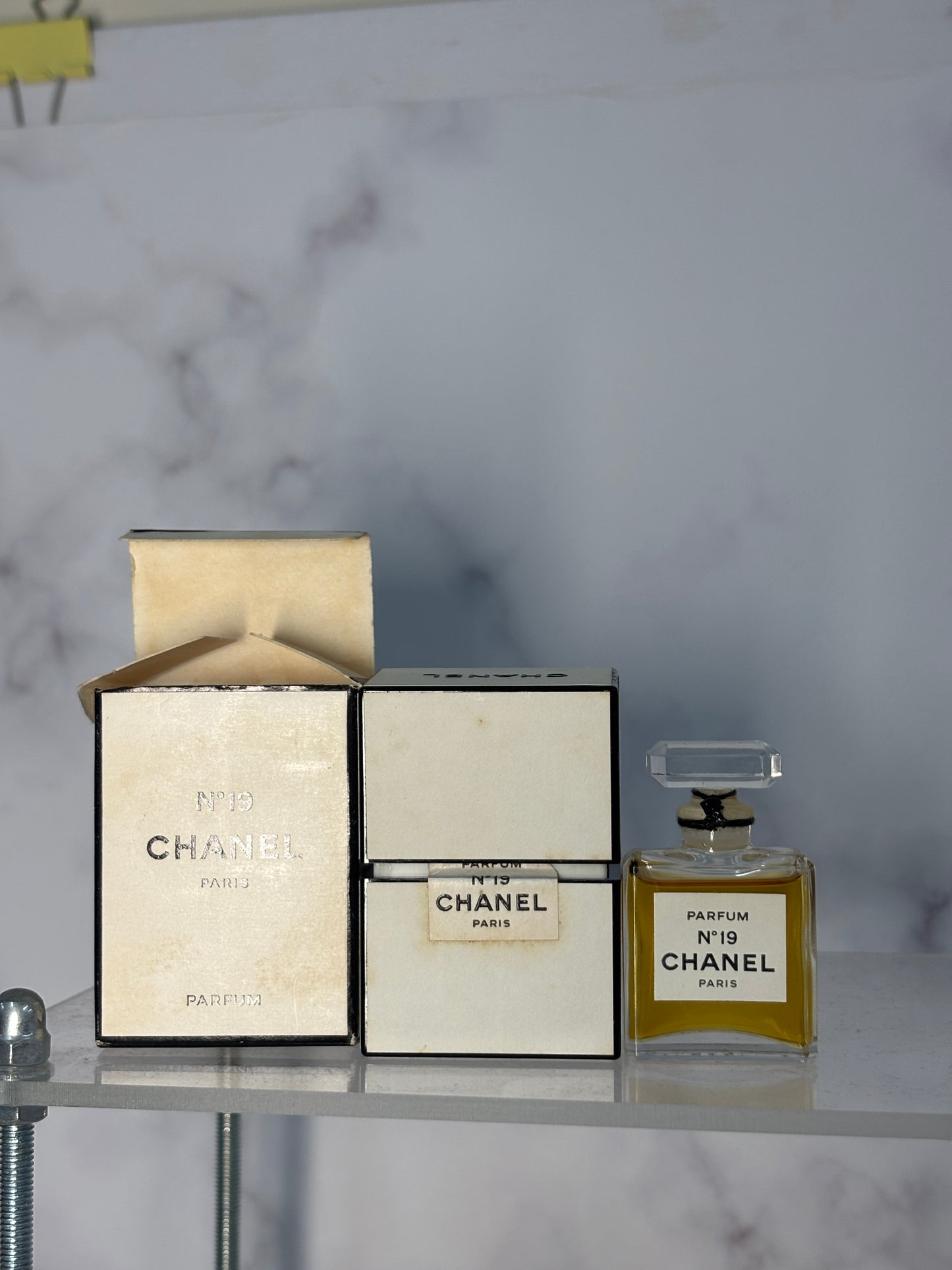 Rare Chanel no. 19 7ml 14ml 1/4 oz 1/2 oz Parfum Perfume - 020125