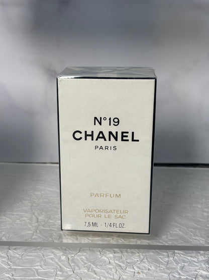 Rare Chanel no. 19 7ml 14ml 1/4 oz 1/2 oz Parfum Perfume - 020125