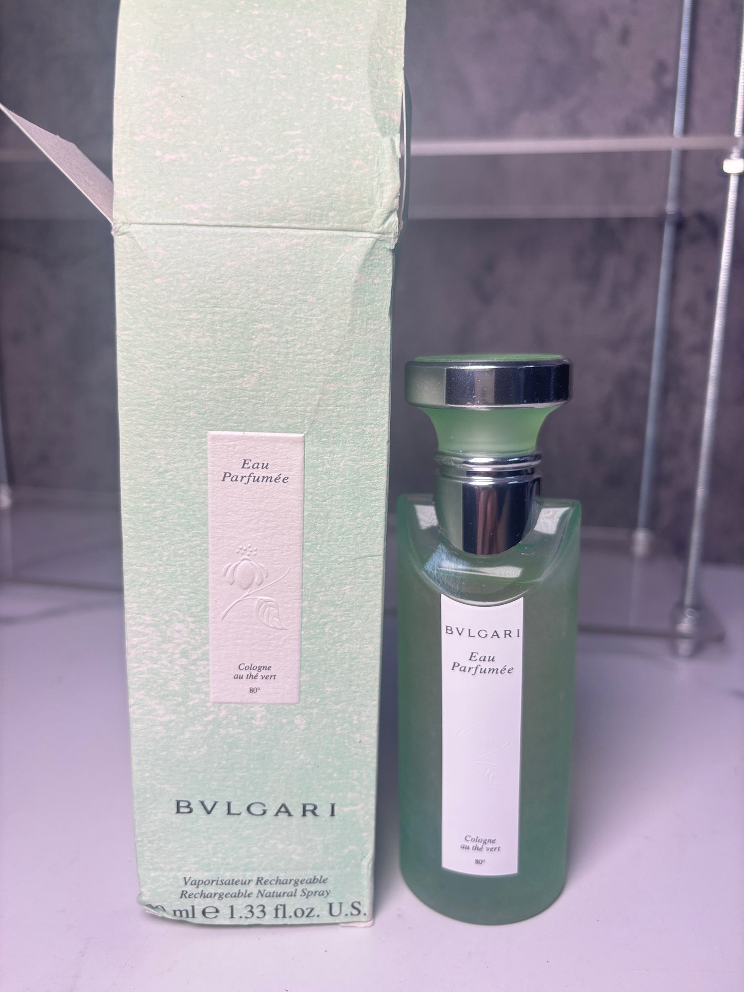 BVLGARI - Men Eau Parfumé au Thé Vert Eau Parfumée EDC 45ml   - INSTOCK 270126