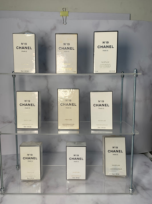 Sealed Chanel No. 19 parfum perfume 7.5 ml 1/4 oz - 060224
