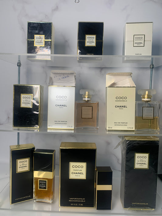 Rare Chanel Coco Parfum Mademoiselle EDP EDT 15ml 50ml 75ml - 220224
