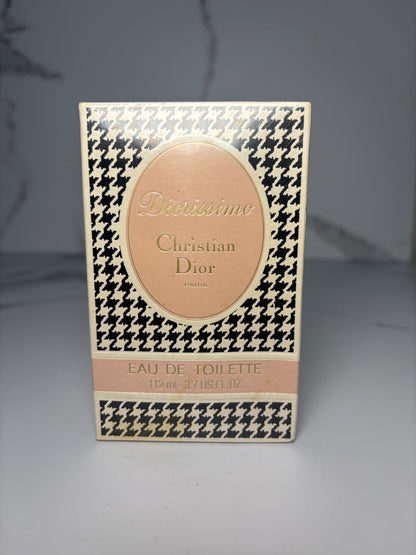 Auth Christian Dior Diorissimo Eau de toilette 112ml 3.7 oz EDT 120225