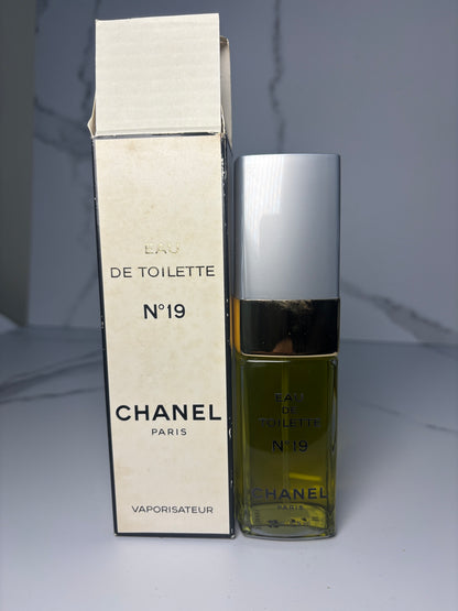 Auth Chanel No. 19 100ml 3.4 oz EDT eau de toilette  - 120225