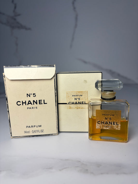 Auth Chanel No. 5 14ml 1/2 oz Parfum Perfume  - 120225