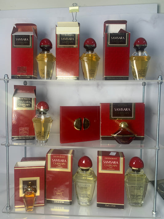Rare Samsara Guerlain EDT 50ml Parfum 7.5ml Decodorant  75ml - 11FEB22