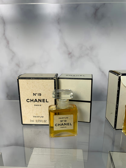 Rare Chanel No. 19 7ml 1/4 oz Parfum Perfume - 250324 D