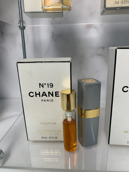 Rare Chanel No. 19 7ml 1/4 oz Parfum Perfume - 250324 D