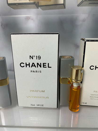 Rare Chanel No. 19 7ml 1/4 oz Parfum Perfume - 250324 D