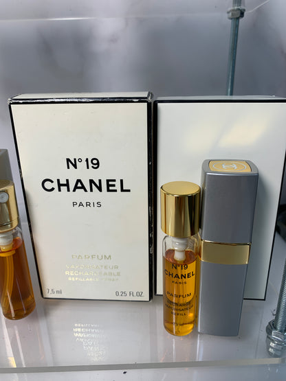 Rare Chanel No. 19 7ml 1/4 oz Parfum Perfume - 250324 D