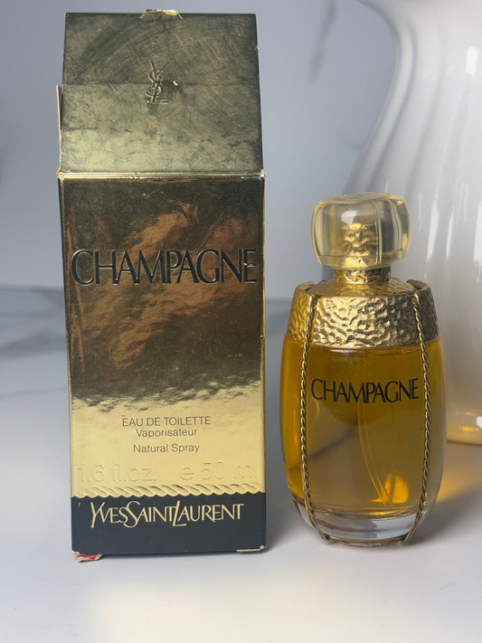 Auth YSL Yves Saint Laurent Champagne 50ml 1.7 oz Eau de Toilette EDT - 280225