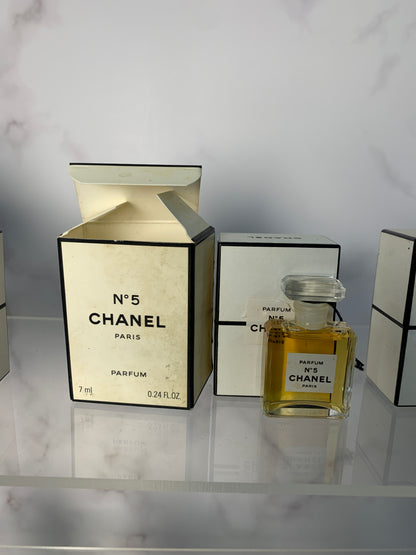 Rare Chanel No. 5 7ml 1/4 oz Parfum perfume - 250324 E