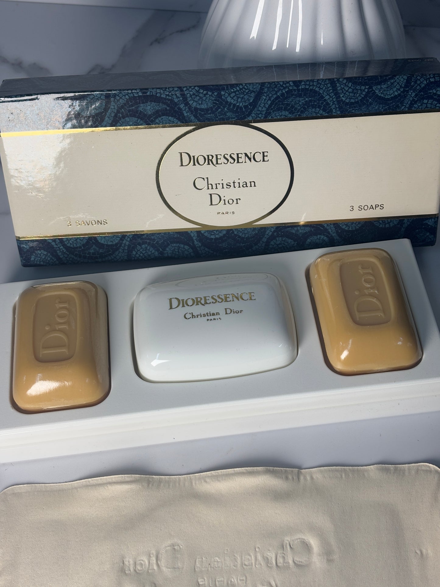 Auth Christian Dior Dioressence 3 Savons x 3 soap- 280225