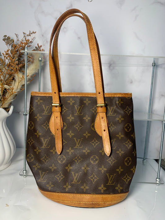 Auth Louis Vuitton LV Monogram Bucket bag handbag - 140524
