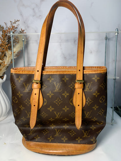 Auth Louis Vuitton LV Monogram Bucket bag handbag - 140524