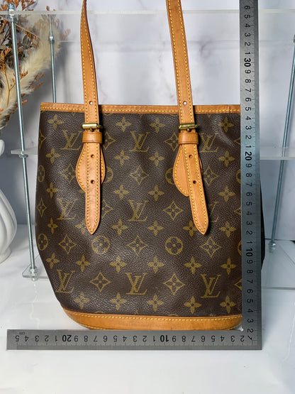 Auth Louis Vuitton LV Monogram Bucket bag handbag - 140524