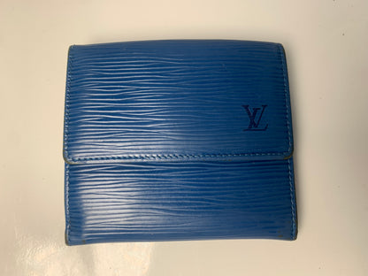 Rare Women Louis Vuitton EPI coins bag holder wallet LV    - 040424