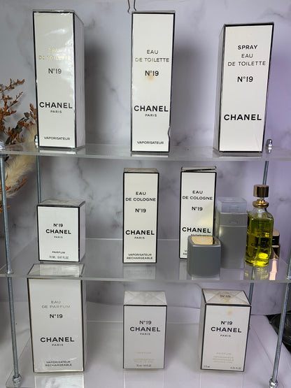 Sealed Chanel No. 19 Eau de Toilette EDT EDC EDP Parfum 100ml 50ml - 17APR24