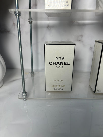 Sealed Chanel No. 19 Eau de Toilette EDT 100ml EDC Parfum 7.5ml 170424