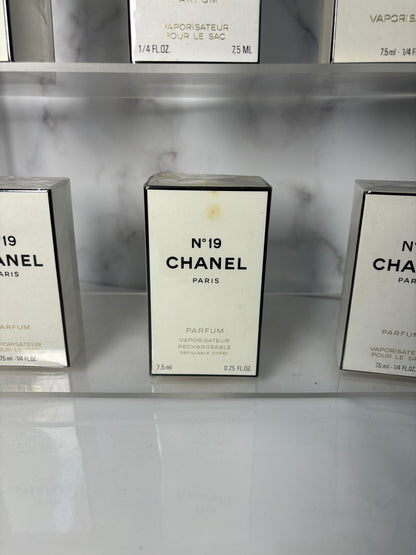 Sealed Chanel No. 19 Eau de Toilette EDT 100ml EDC Parfum 7.5ml 170424