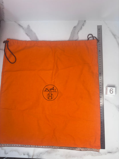 Authentic Hermes Paris Logo Drawstring Dust Bags for shoes, jewellery , handbag