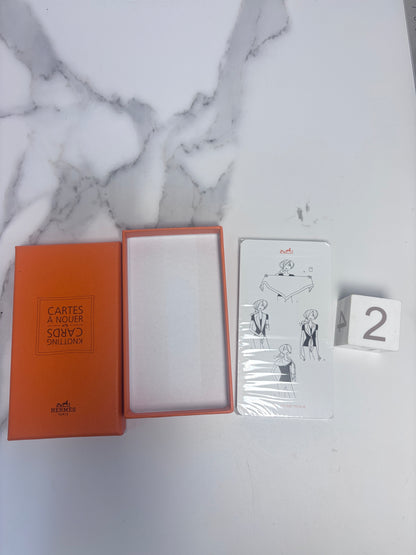 Hermes Scarf Knotting Cards Cartes a Nouer - W/Box Near Mint