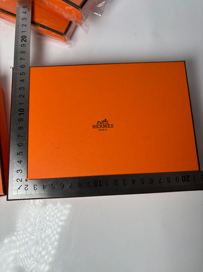 Empty Hermes box lot 9 boxes 7 size for scarf, bracelet, jewellery