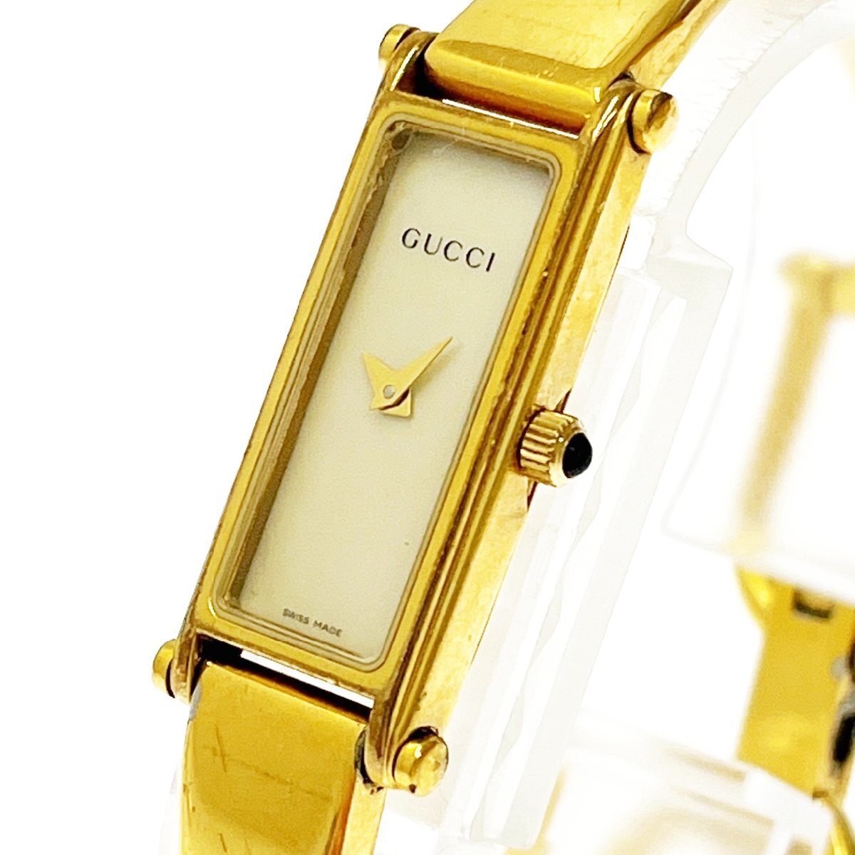 Rare Women Gucci gold tone watch   - 060624